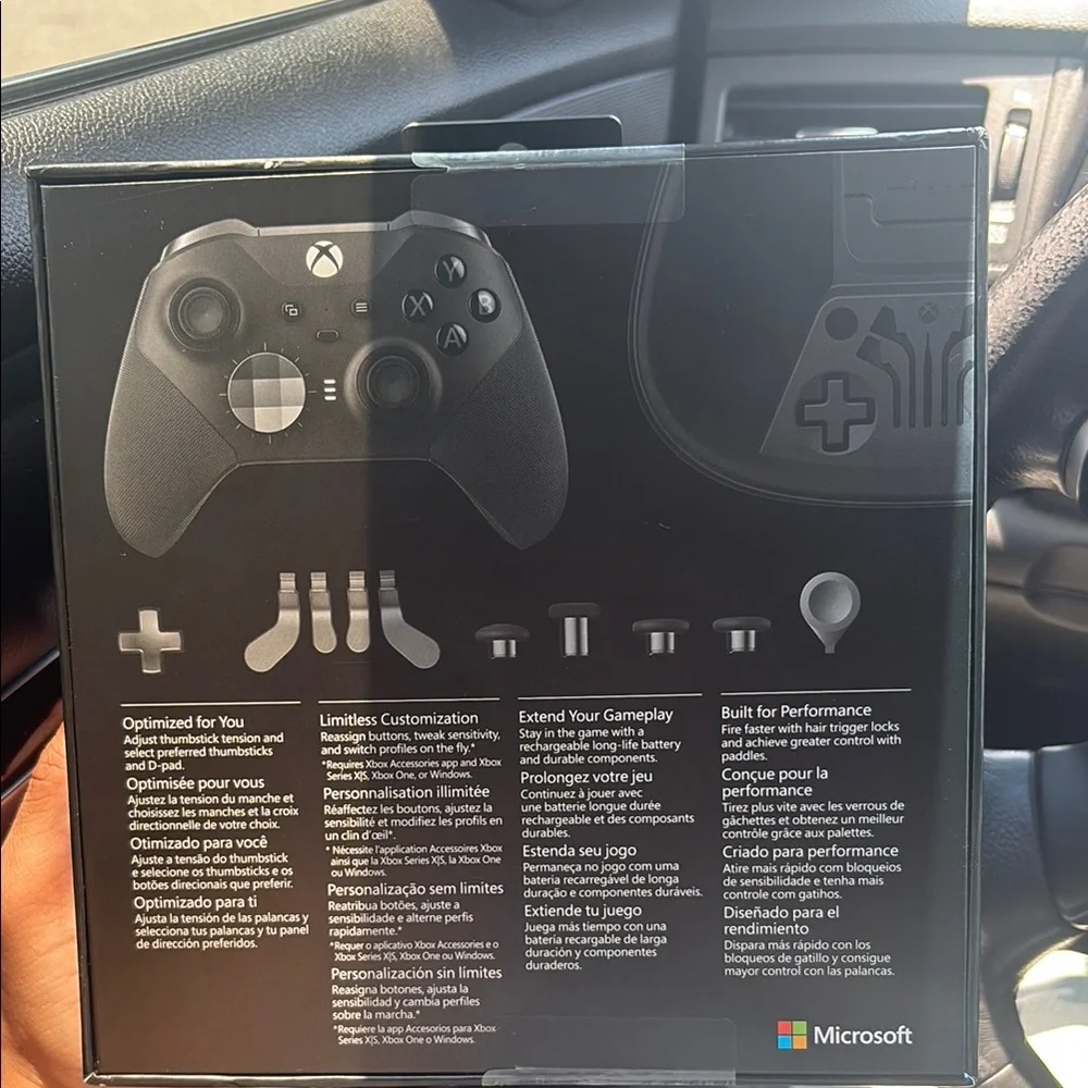 Microsoft Xbox Elite Controller Box in Black